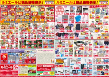 写真：店舗チラシ
